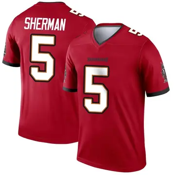 Men's Richard Sherman Tampa Bay Buccaneers Legend Red Jersey