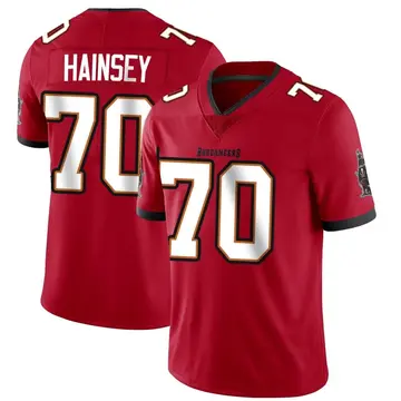 Men's Robert Hainsey Tampa Bay Buccaneers Limited Red Team Color Vapor Untouchable Jersey