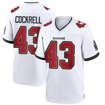 Men's Ross Cockrell Tampa Bay Buccaneers Game White Jersey