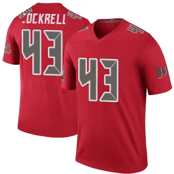 Men's Ross Cockrell Tampa Bay Buccaneers Legend Red Color Rush Jersey