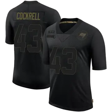 Men's Ross Cockrell Tampa Bay Buccaneers Limited Black 2020 Salute To Service Jersey