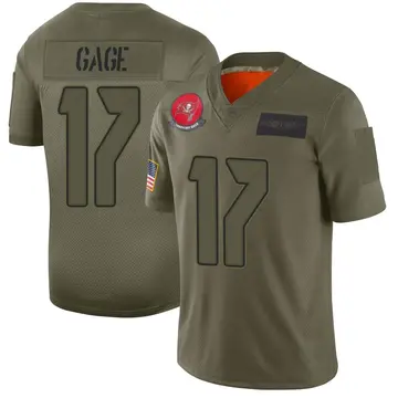 Men's Russell Gage Tampa Bay Buccaneers Limited Camo 2019 Salute to Service Jersey