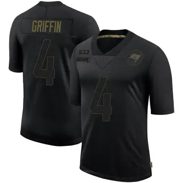 Men's Ryan Griffin Tampa Bay Buccaneers Limited Black 2020 Salute To Service Jersey