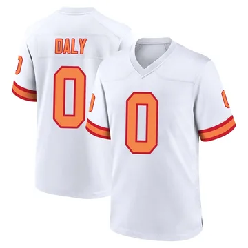 Men's Scott Daly Tampa Bay Buccaneers Game White '76 Jersey