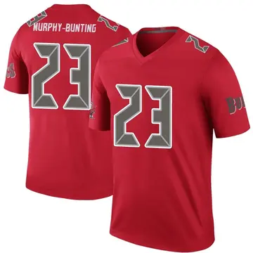 الكاس Buccaneers #26 Sean Murphy-Bunting Red Youth Stitched Football Limited Rush Jersey الكاس