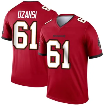 Men's Silas Dzansi Tampa Bay Buccaneers Legend Red Jersey