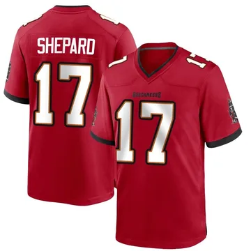 Men's Sterling Shepard Tampa Bay Buccaneers Game Red Team Color Jersey