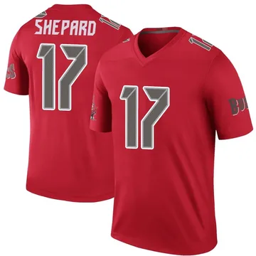 Men's Sterling Shepard Tampa Bay Buccaneers Legend Red Color Rush Jersey