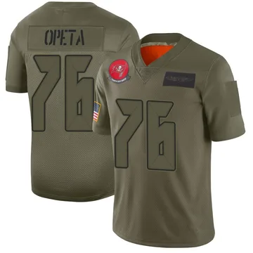 Men's Sua Opeta Tampa Bay Buccaneers Limited Camo 2019 Salute to Service Jersey