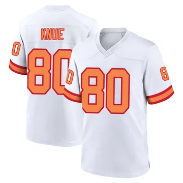 Men's Tanner Knue Tampa Bay Buccaneers Game White '76 Jersey