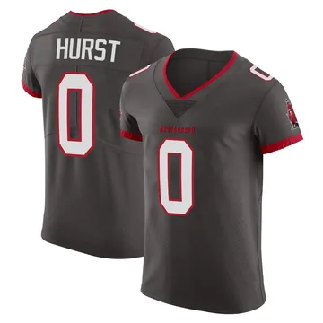 Men's Ted Hurst Tampa Bay Buccaneers Elite Pewter Alternate Vapor Jersey