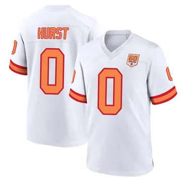 Men's Ted Hurst Tampa Bay Buccaneers Game White '76 50th Season Jersey