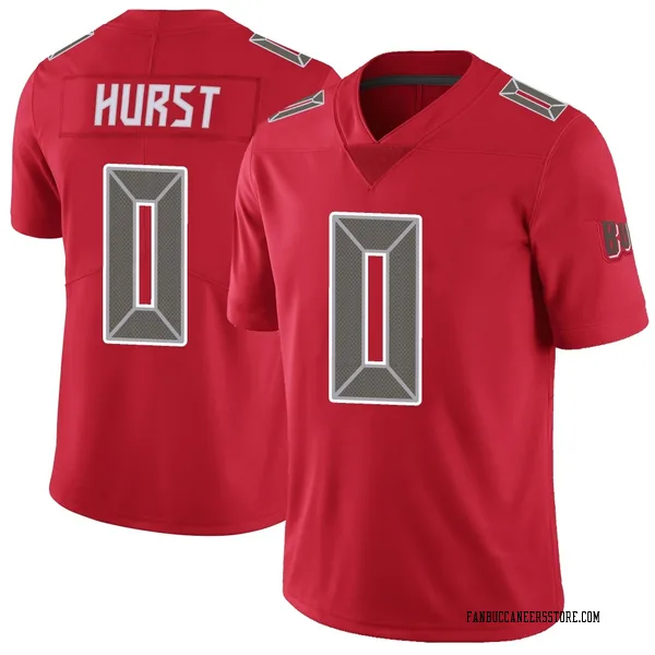 Men's Ted Hurst Tampa Bay Buccaneers Limited Red Color Rush Jersey