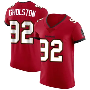 Men's William Gholston Tampa Bay Buccaneers Elite Red Vapor Jersey