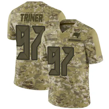 Men's Zach Triner Tampa Bay Buccaneers Limited Camo 2018 Salute to Service Jersey