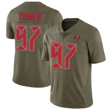 Men's Zach Triner Tampa Bay Buccaneers Limited Green 2017 Salute to Service Jersey