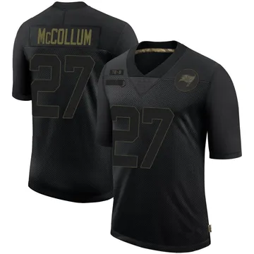 Men's Zyon McCollum Tampa Bay Buccaneers Limited Black 2020 Salute To Service Jersey