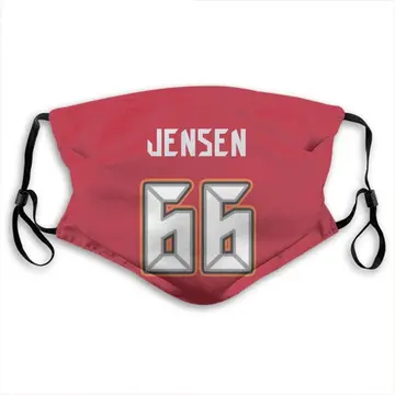 Ryan Jensen Tampa Bay Buccaneers Red Washable & Reusable Face Mask