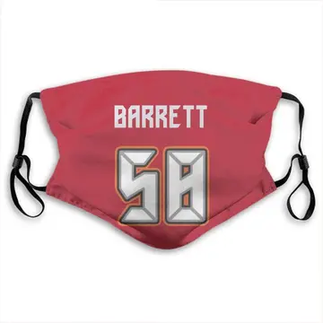 Shaquil Barrett Tampa Bay Buccaneers Red Washable & Reusable Face Mask