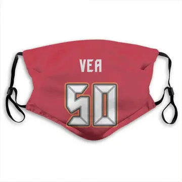 Vita Vea Tampa Bay Buccaneers Red Washable & Reusable Face Mask