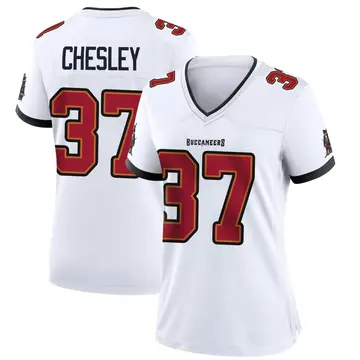 Women's Anthony Chesley Tampa Bay Buccaneers Game White Jersey