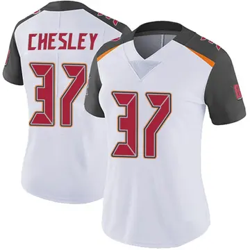 Women's Anthony Chesley Tampa Bay Buccaneers Limited White Vapor Untouchable Jersey