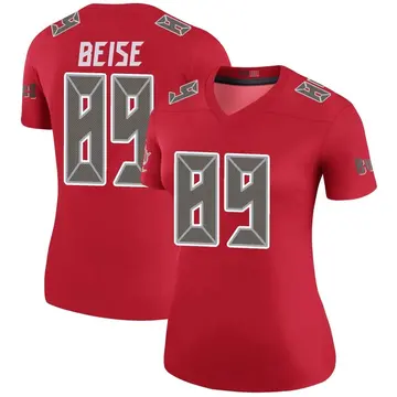 Women's Ben Beise Tampa Bay Buccaneers Legend Red Color Rush Jersey