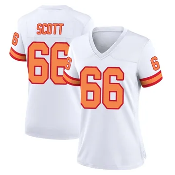 Women's Ben Scott Tampa Bay Buccaneers Game White '76 Jersey