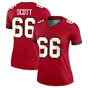 Women's Ben Scott Tampa Bay Buccaneers Legend Red Jersey