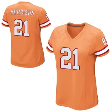 Women's Benjamin Morrison Tampa Bay Buccaneers Game Orange Alternate Jersey