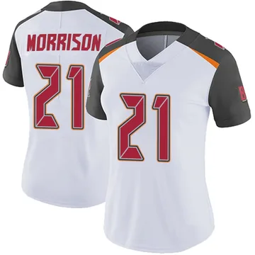 Women's Benjamin Morrison Tampa Bay Buccaneers Limited White Vapor Untouchable Jersey