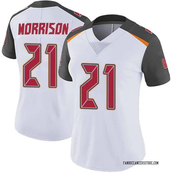 Women's Benjamin Morrison Tampa Bay Buccaneers Limited White Vapor Untouchable Jersey