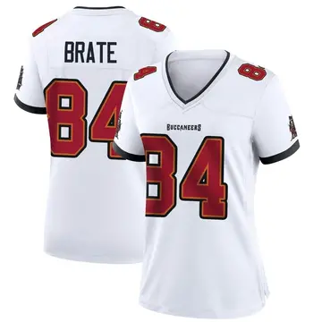 Women's Cameron Brate Tampa Bay Buccaneers Game White Jersey