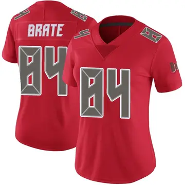 Women's Cameron Brate Tampa Bay Buccaneers Limited Red Color Rush Jersey
