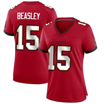 Women's Cole Beasley Tampa Bay Buccaneers Game Red Team Color Jersey