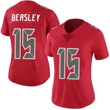 Women's Cole Beasley Tampa Bay Buccaneers Limited Red Team Color Vapor Untouchable Jersey