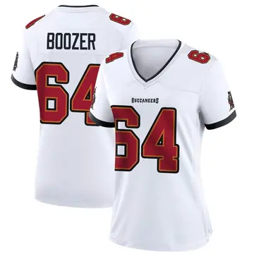 Women's Cole Boozer Tampa Bay Buccaneers Game White Jersey