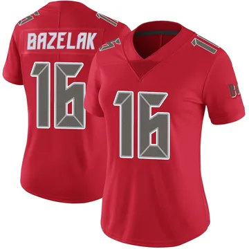 Women's Connor Bazelak Tampa Bay Buccaneers Limited Red Color Rush Jersey