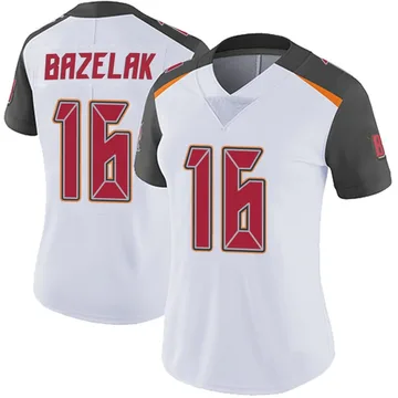 Women's Connor Bazelak Tampa Bay Buccaneers Limited White Vapor Untouchable Jersey