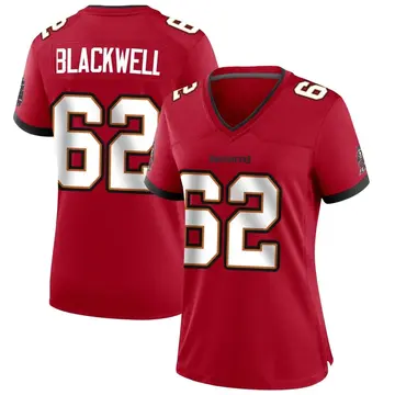 Women's Curtis Blackwell Tampa Bay Buccaneers Game Red Team Color Jersey