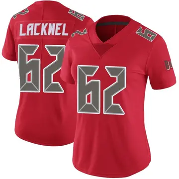 Women's Curtis Blackwell Tampa Bay Buccaneers Limited Red Color Rush Jersey