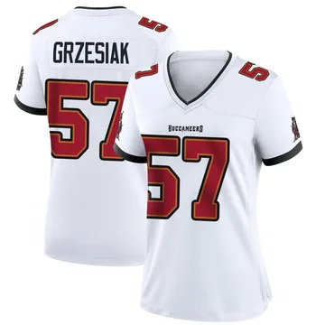 Women's Daniel Grzesiak Tampa Bay Buccaneers Game White Jersey