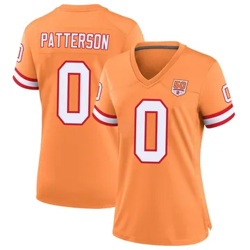 Women's Dean Patterson Tampa Bay Buccaneers Game Cream sicle 50th Season Jersey