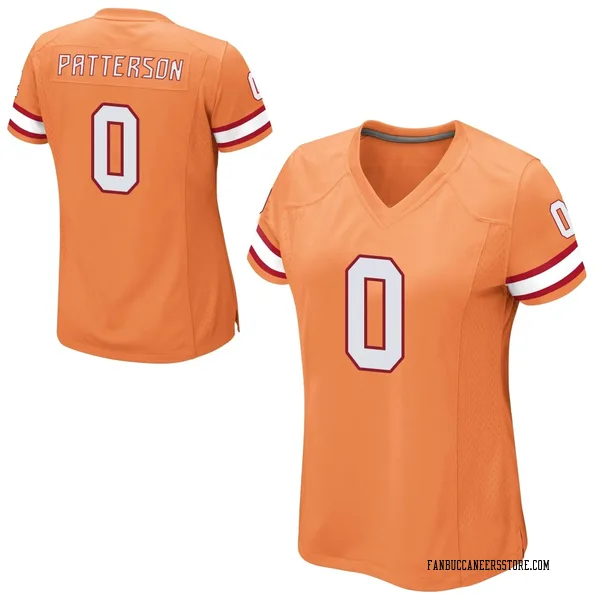 Women's Dean Patterson Tampa Bay Buccaneers Game Orange Alternate Jersey