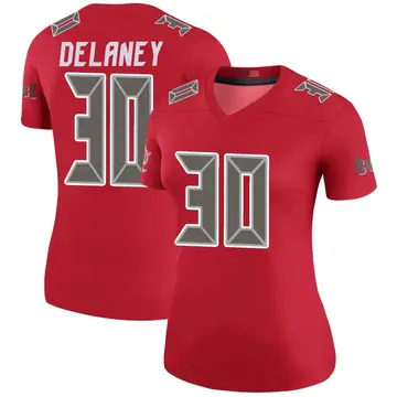 Women's Dee Delaney Tampa Bay Buccaneers Legend Red Color Rush Jersey