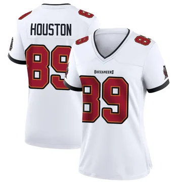 Women's Dennis Houston Tampa Bay Buccaneers Game White Jersey