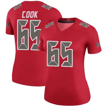Women's Dylan Cook Tampa Bay Buccaneers Legend Red Color Rush Jersey