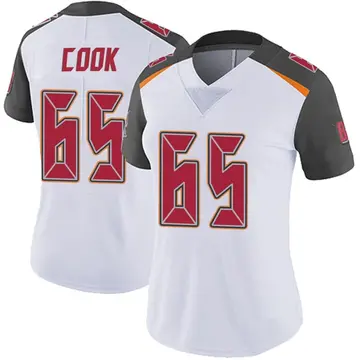 Women's Dylan Cook Tampa Bay Buccaneers Limited White Vapor Untouchable Jersey