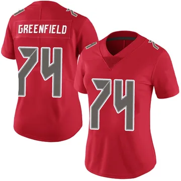 Women's Garret Greenfield Tampa Bay Buccaneers Limited Red Team Color Vapor Untouchable Jersey