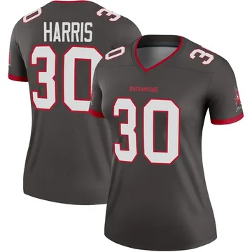 Women's Jacob Harris Tampa Bay Buccaneers Legend Pewter Alternate Jersey